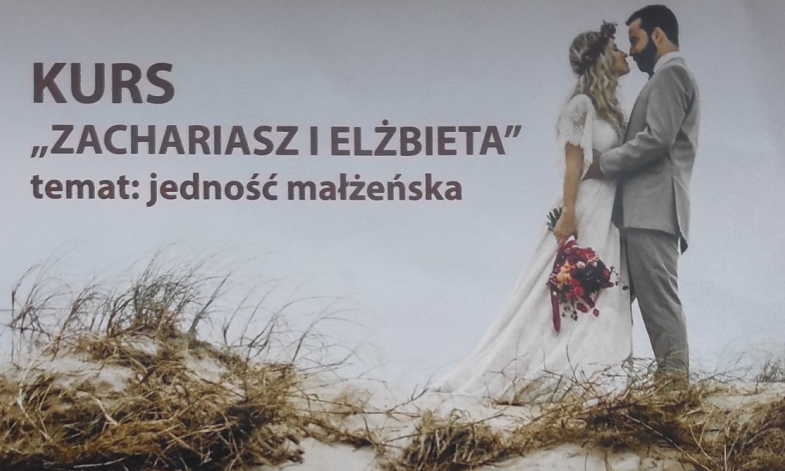 Plakat kursu Zachariasz i Elżbieta